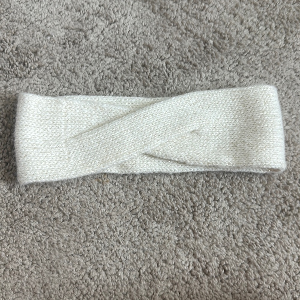 Sparkly Cream and Gold headband Janie and Jack